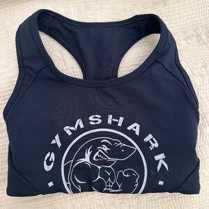 Gym Shark Sports Bra Navy